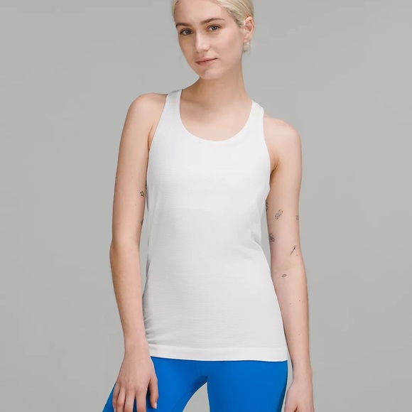 Lululemon White Racerback Tank - Picture 1 of 3
